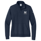Nike Ladies Club Fleece Sleeve Swoosh 1/2-Zip
