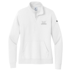 Nike Ladies Club Fleece Sleeve Swoosh 1/2-Zip