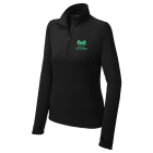 Sport-Tek® Ladies Sport-Wick® Stretch 1/4-Zip Pullover
