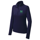 Sport-Tek® Ladies Sport-Wick® Stretch 1/4-Zip Pullover