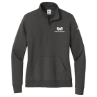 Nike Ladies Club Fleece Sleeve Swoosh 1/2-Zip