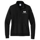 Nike Ladies Club Fleece Sleeve Swoosh 1/2-Zip