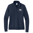 Nike Ladies Club Fleece Sleeve Swoosh 1/2-Zip